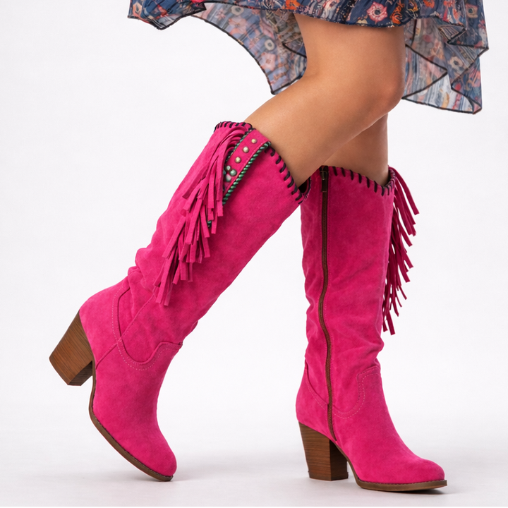 Zoey | Nude Block Comfort Boots — view 6