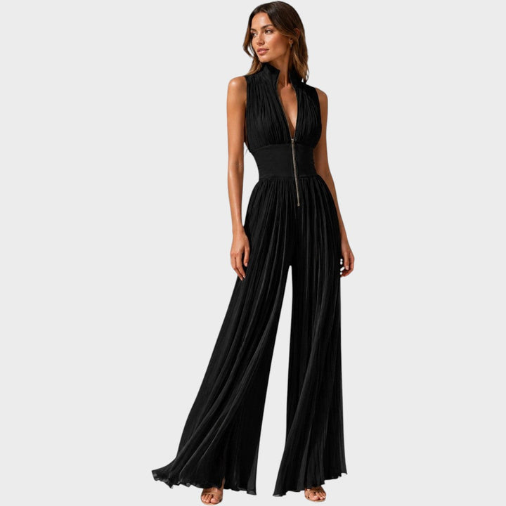 Mazarine | Elegant Jumpsuit with Zipper