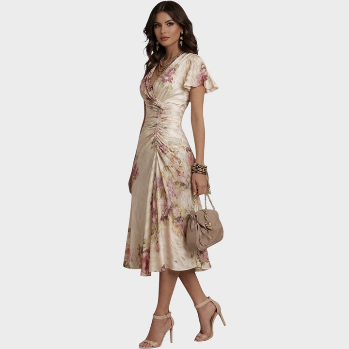 Bibiane | Midi Floral Dress