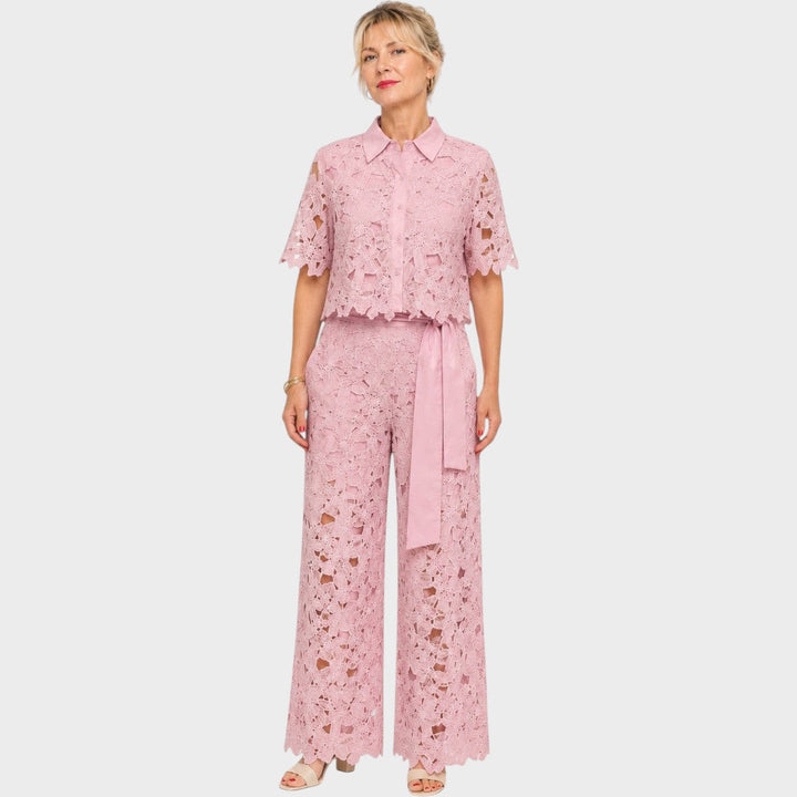 Aélis | Embroidered Lace Set