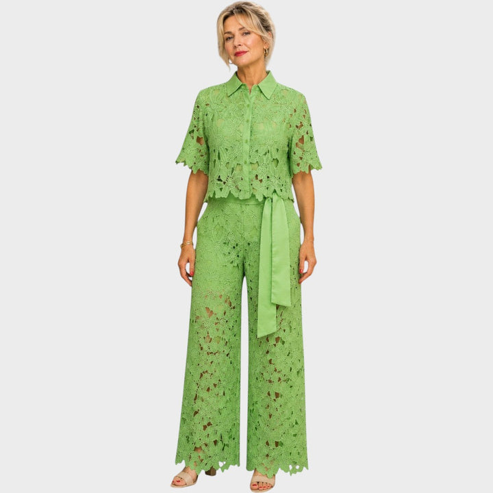 Aélis | Embroidered Lace Set