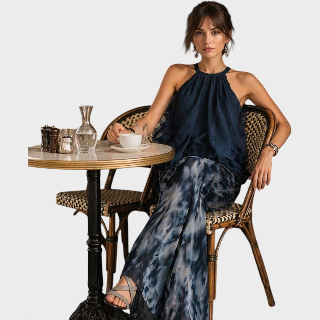 Magali | Elegant Set with Pants and Blouse
