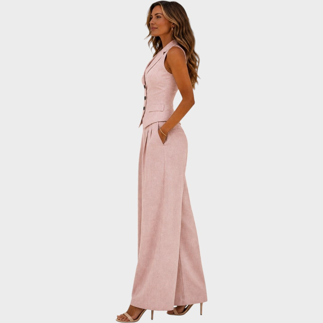 Clarine | Pants and Vest Set
