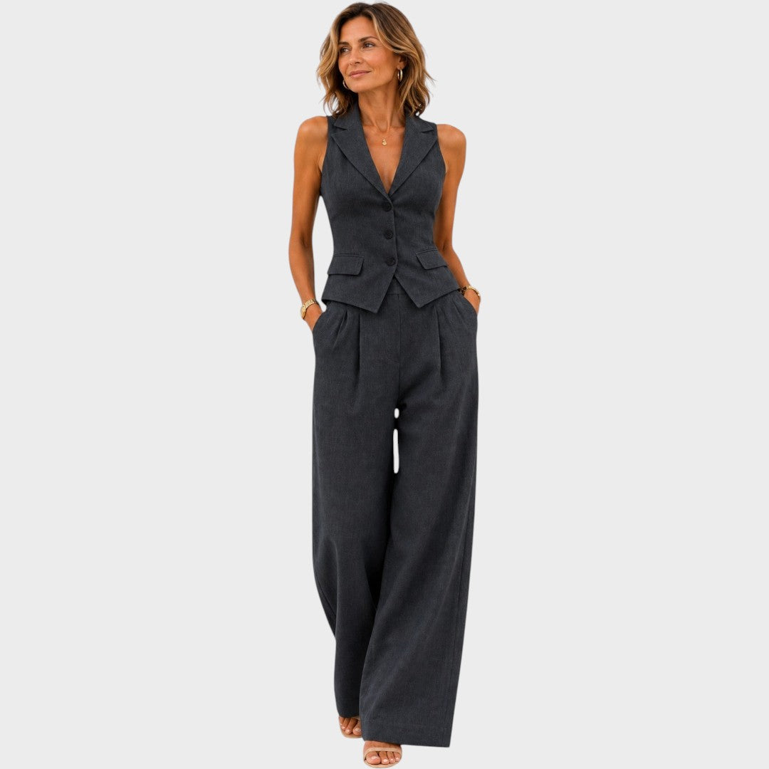 Clarine | Pants and Vest Set