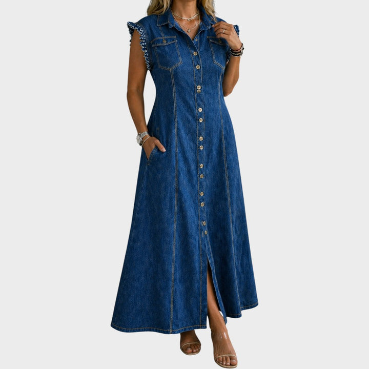 Liora | Plus Size Denim Dress