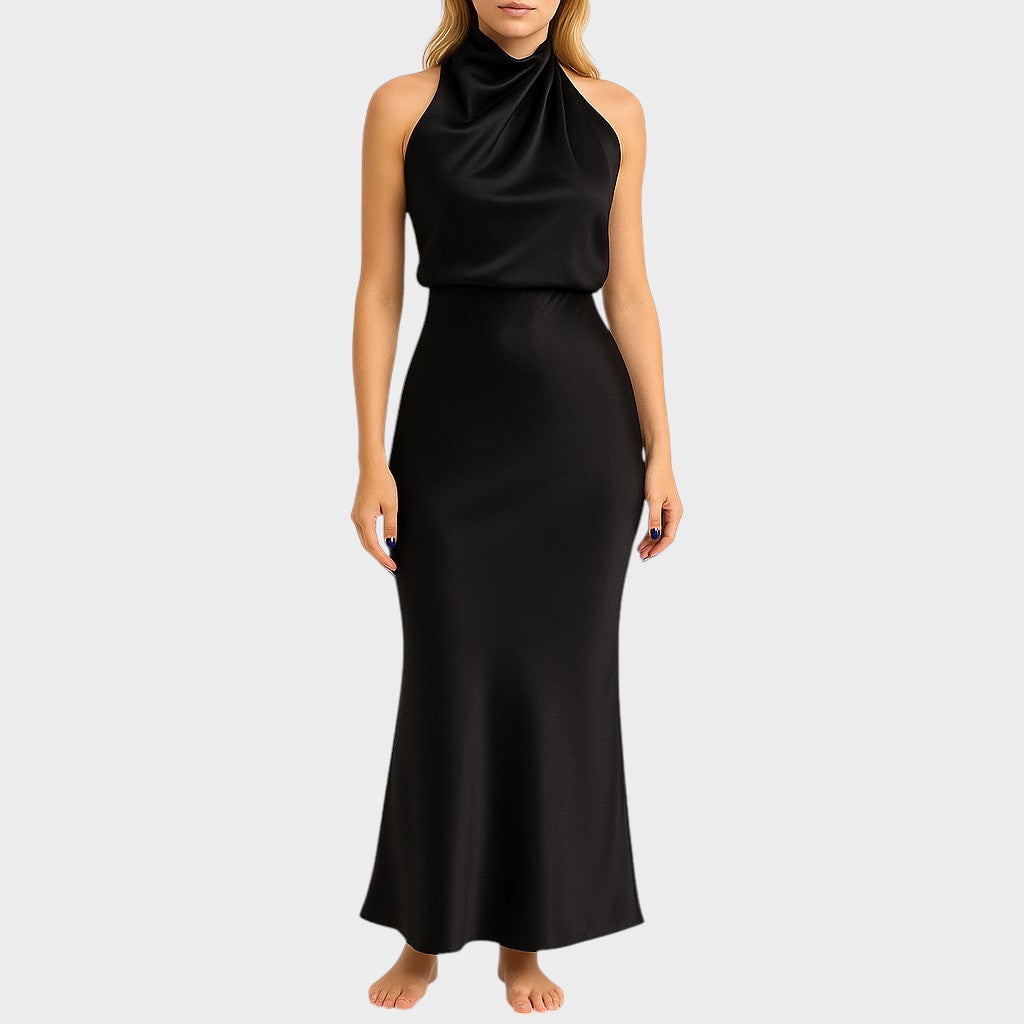 Chantal | Elegant Satin Dress