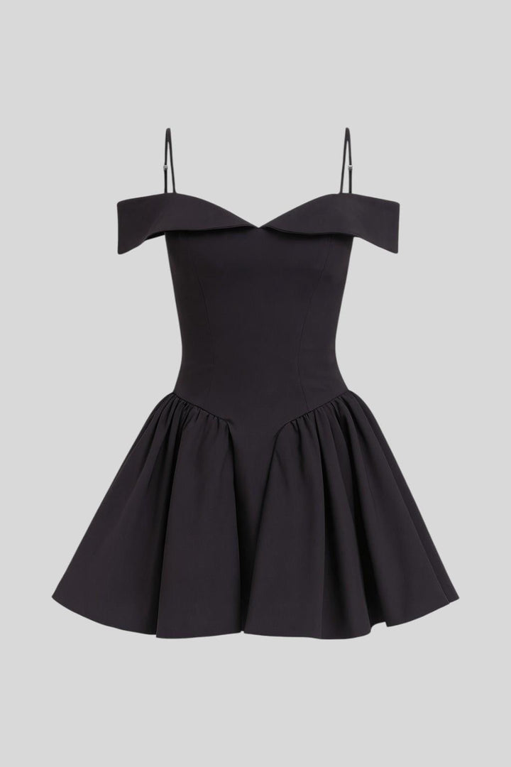 Chloe | Black Mini Dress — view 4