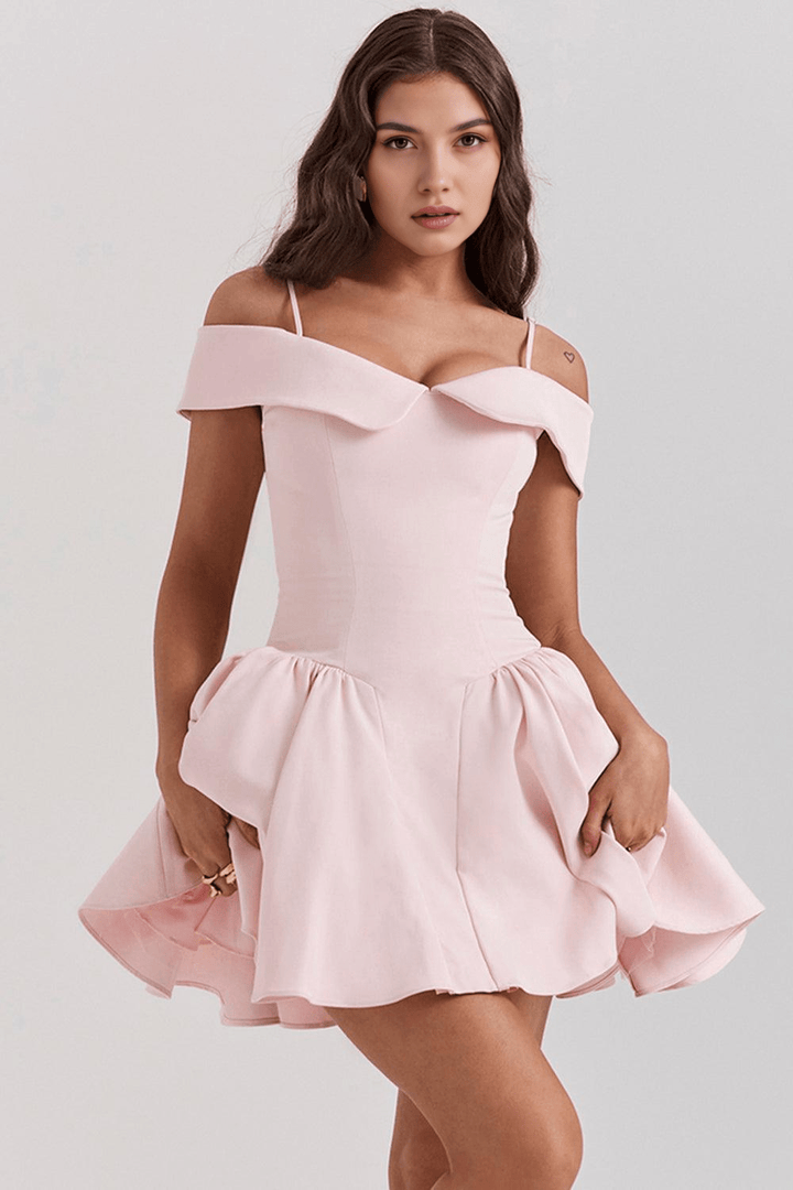 Chloe | Black Mini Dress — view 3