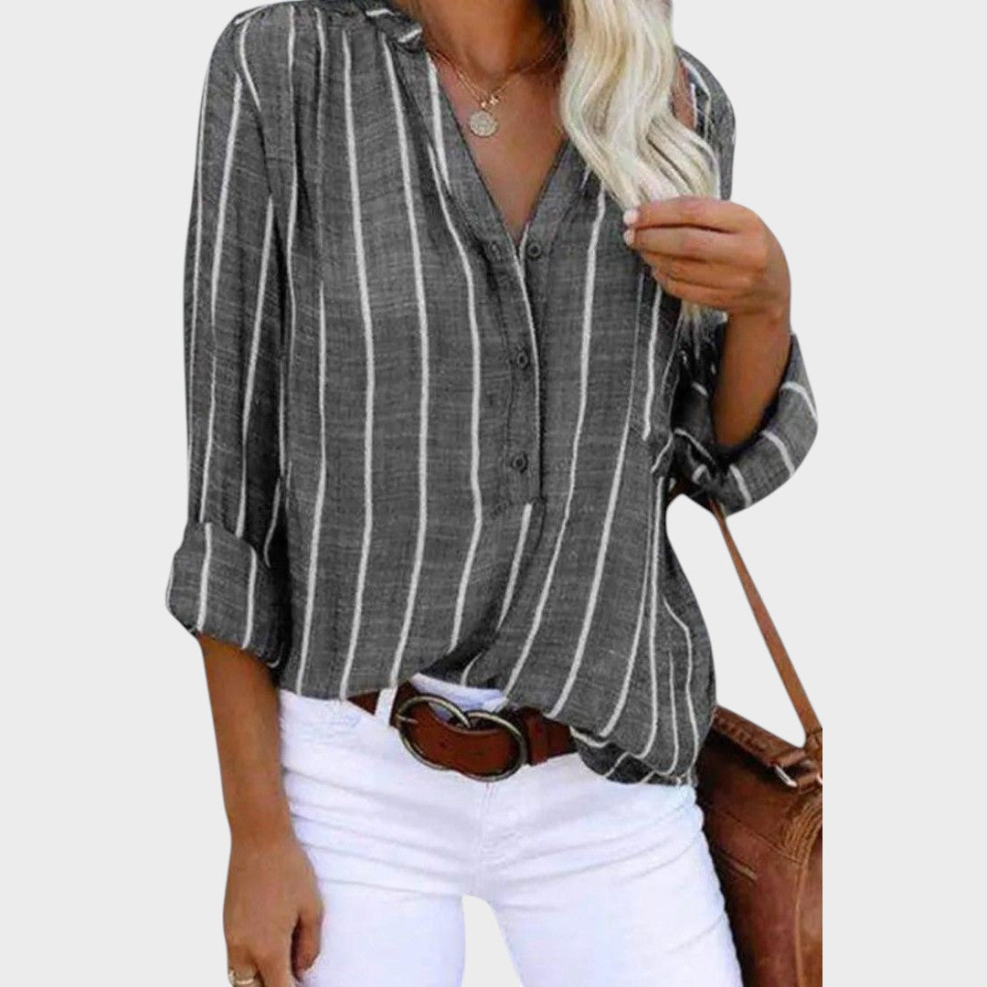 Débora | Striped Handmade Shirt