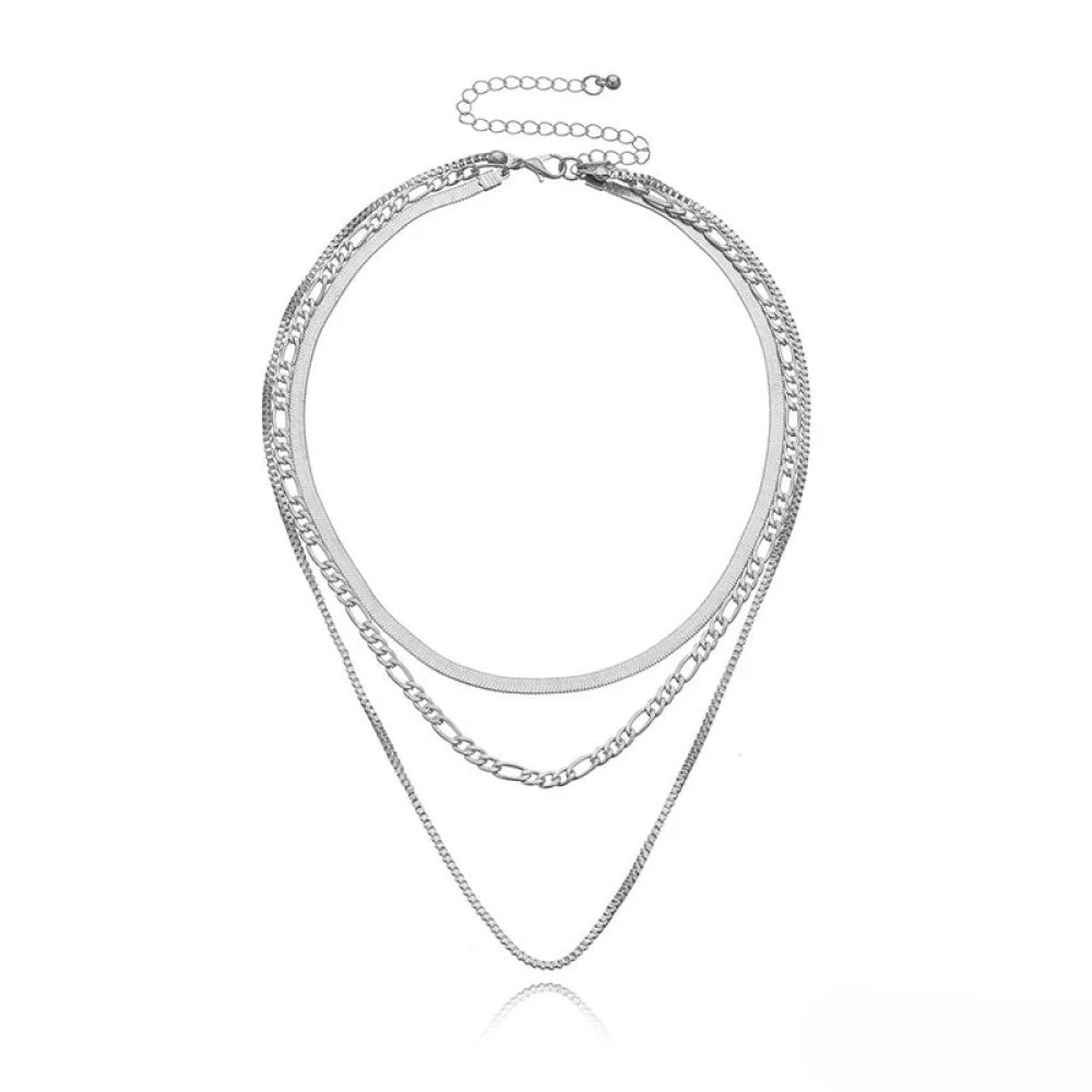 Elia | Vintage 3-Piece Layered Necklace — view 3