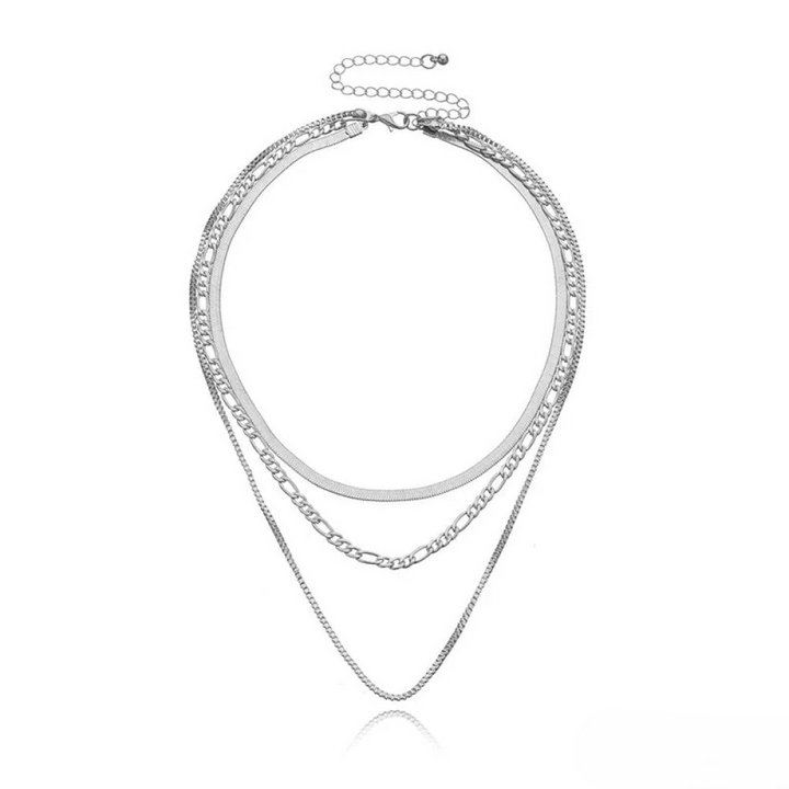 Elia | Vintage 3-Piece Layered Necklace — view 3