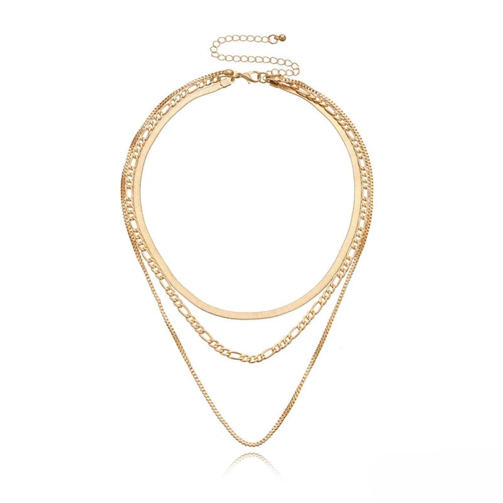 Elia | Vintage 3-Piece Layered Necklace — view 2