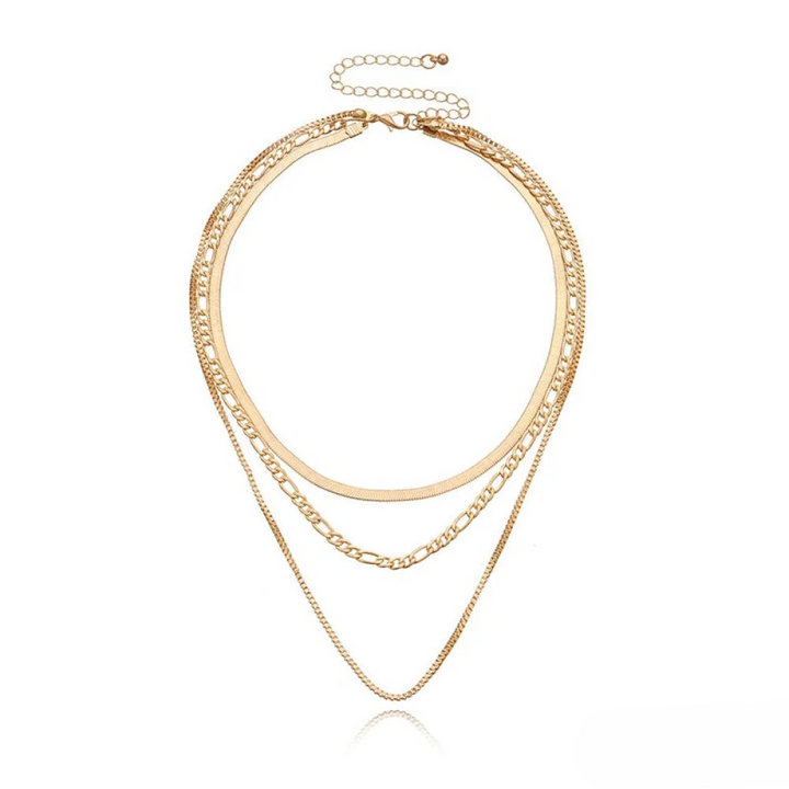 Elia | Vintage 3-Piece Layered Necklace — view 2