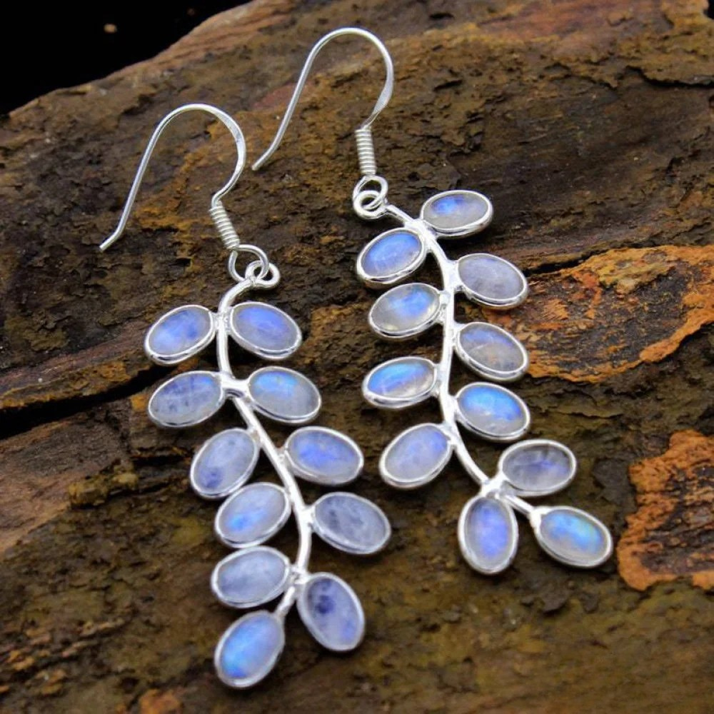 Capucine | Moonstone Earrings — view 3