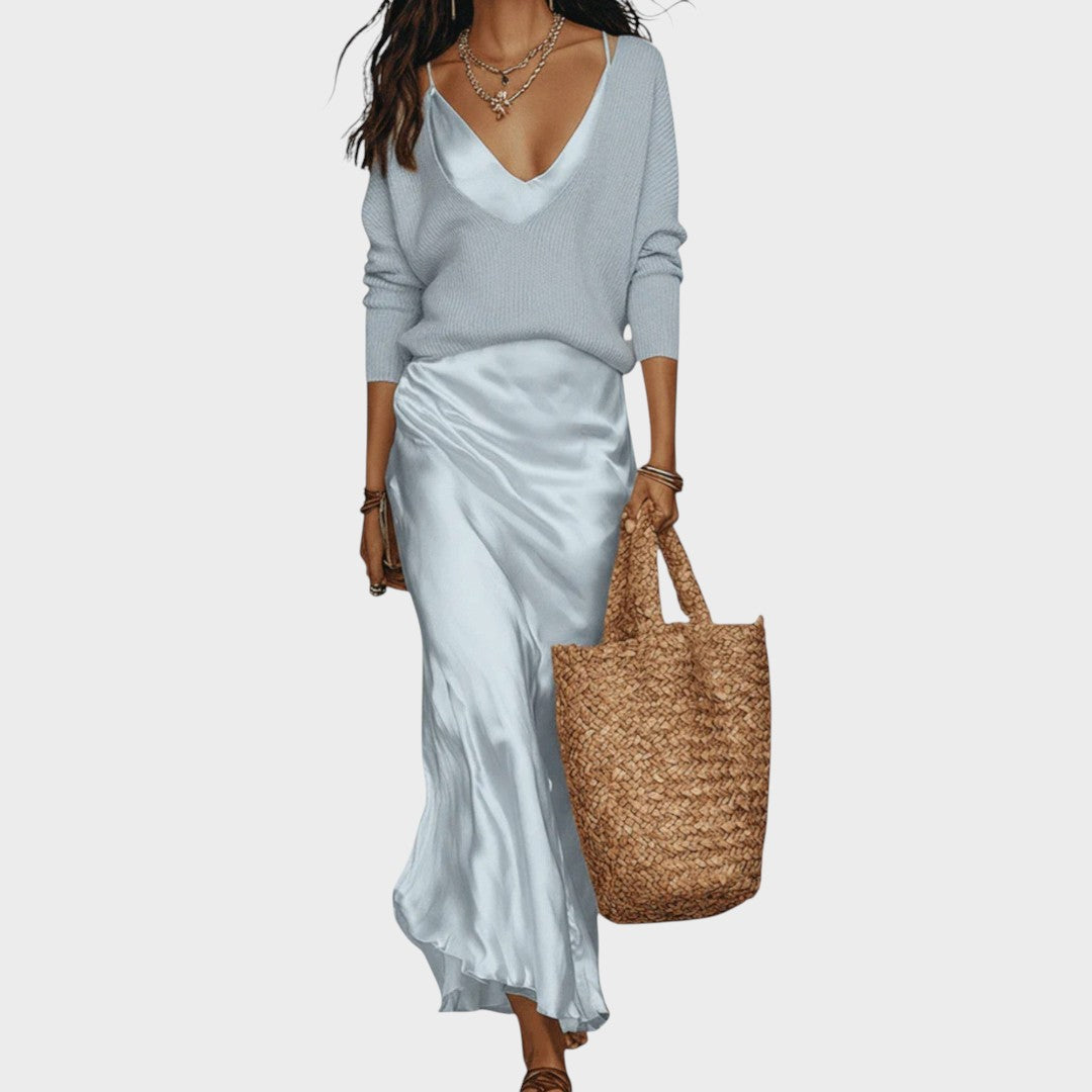 Chloe | Dress with Blouse