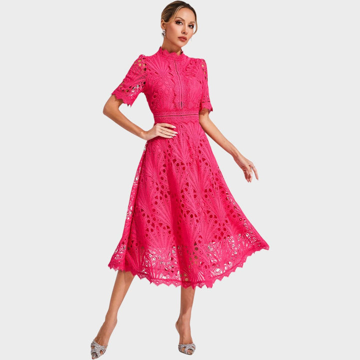 Carmen | Lace Midi Dress