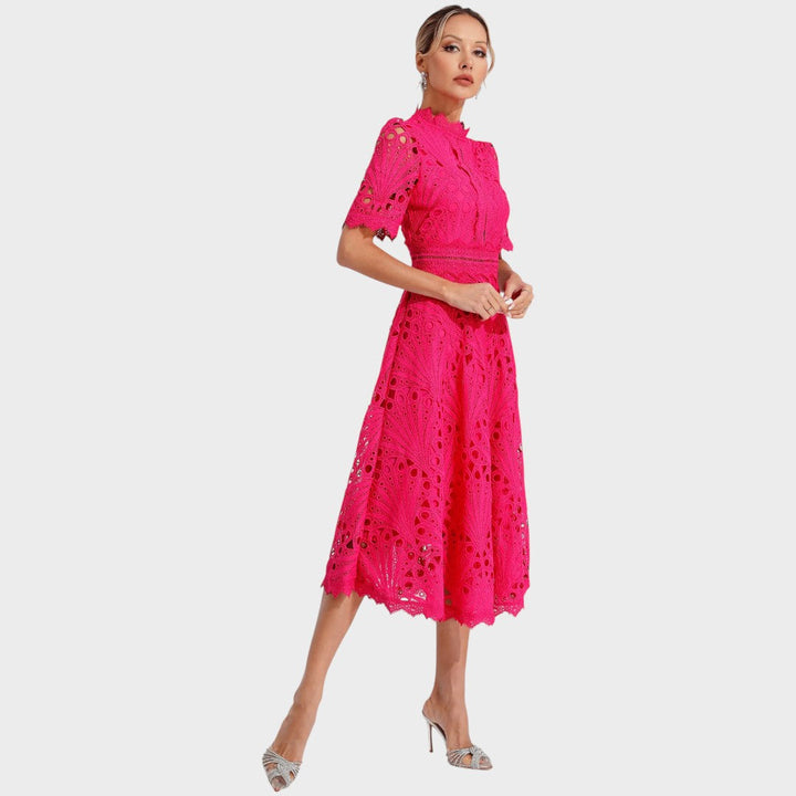 Carmen | Lace Midi Dress