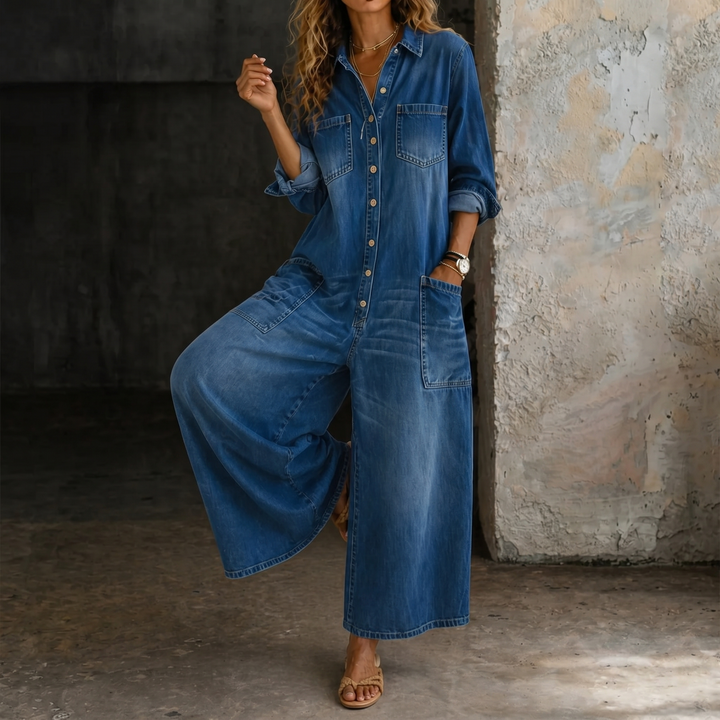 Vivienne | Casual Denim Jumpsuit