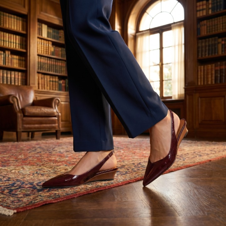 Natalie | Comfort Pointed Toe Heels — view 6