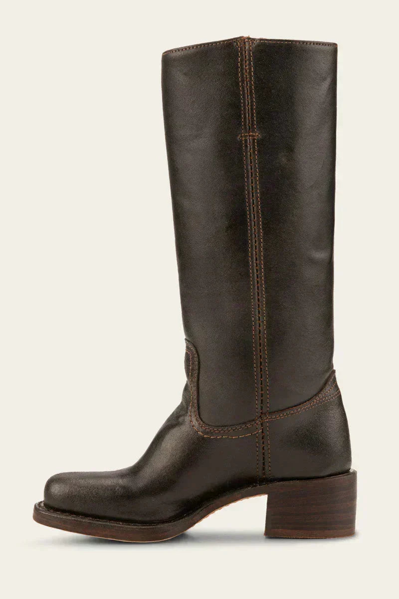 Van | Knee-High Boots with Slim Fit and Structured Sole — view 12