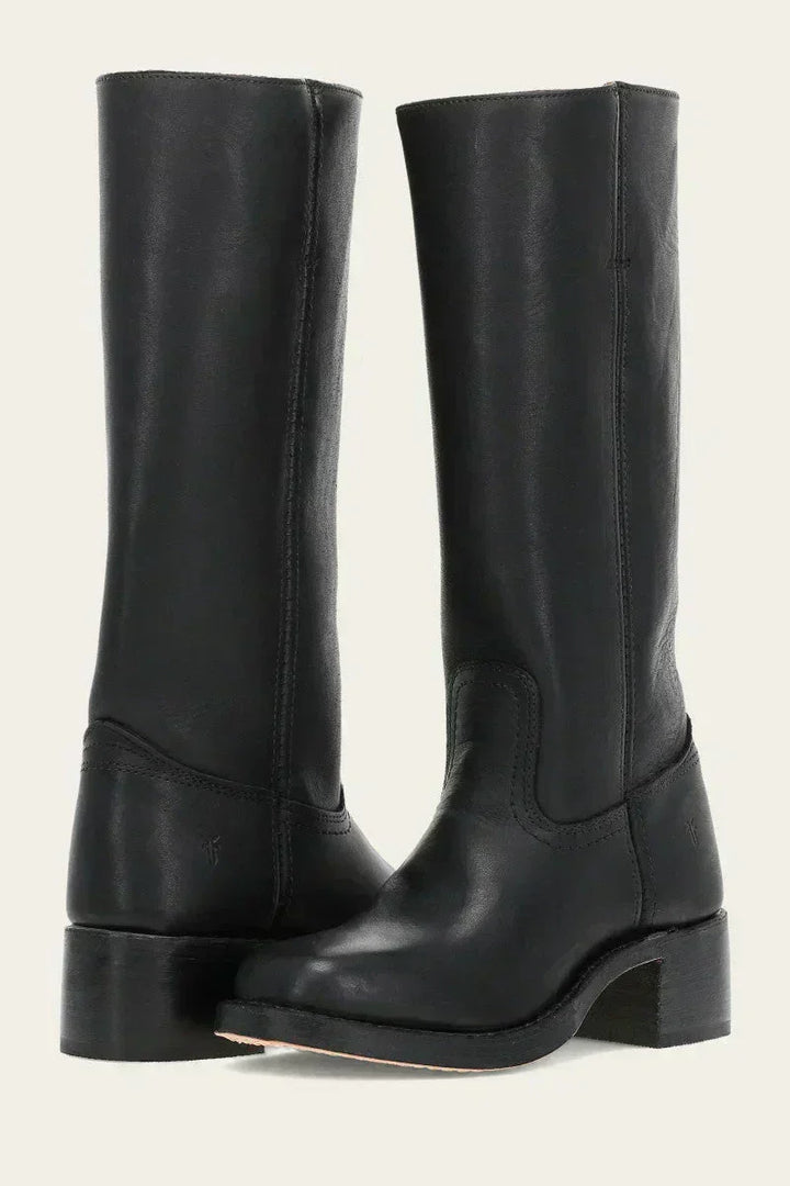 Van | Knee-High Boots with Slim Fit and Structured Sole — view 3