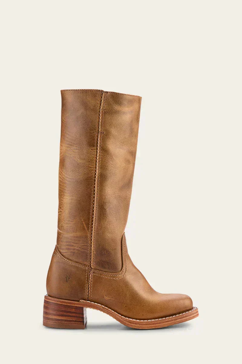 Van | Knee-High Boots with Slim Fit and Structured Sole — view 5