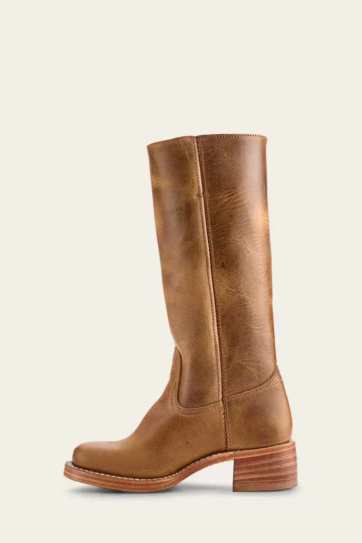 Van | Knee-High Boots with Slim Fit and Structured Sole — view 6