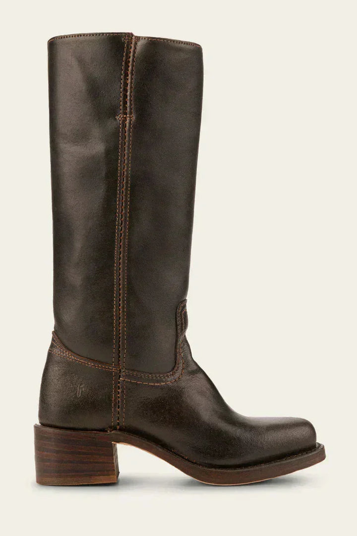 Van | Knee-High Boots with Slim Fit and Structured Sole — view 10
