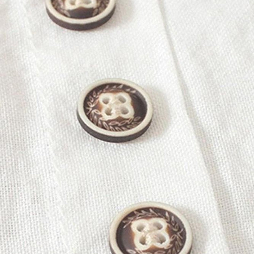 Mathilde | Short Sleeve Button-Up T-Shirt