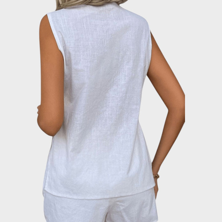 Loren |  Vest and shorts set
