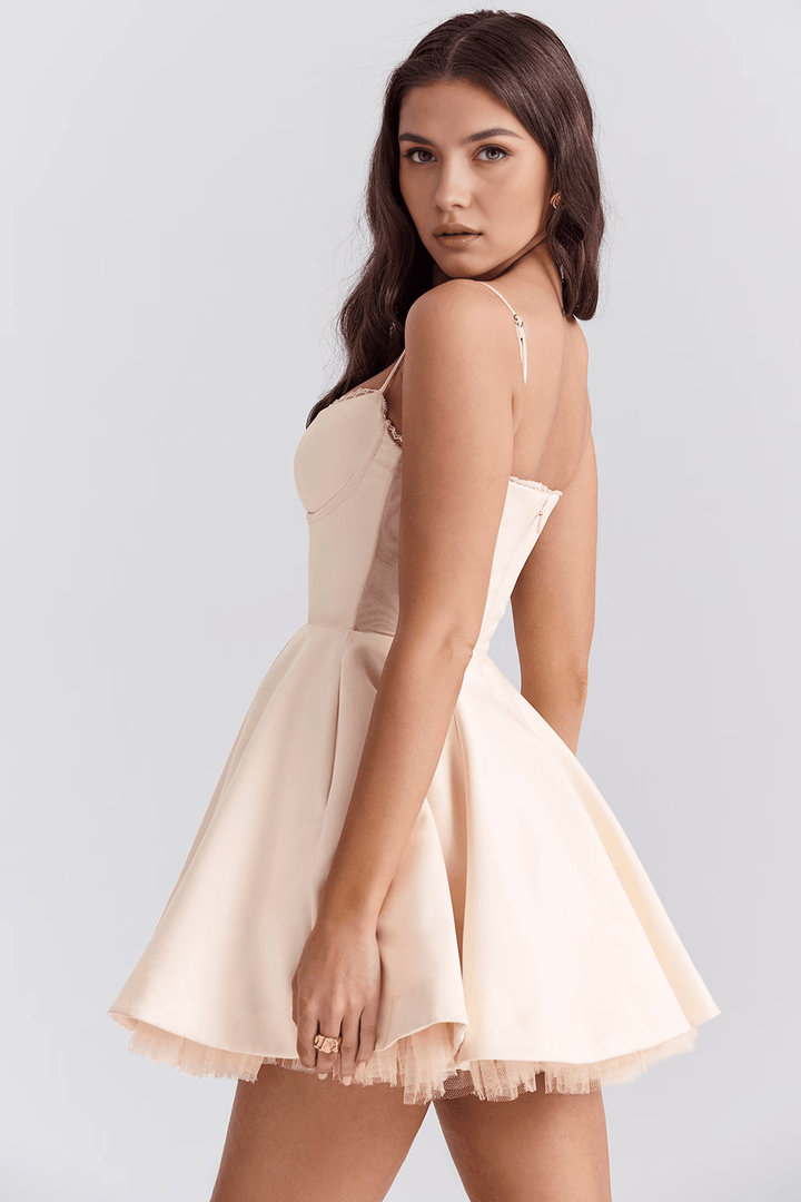 Luiza | Black Mini Dress — view 17