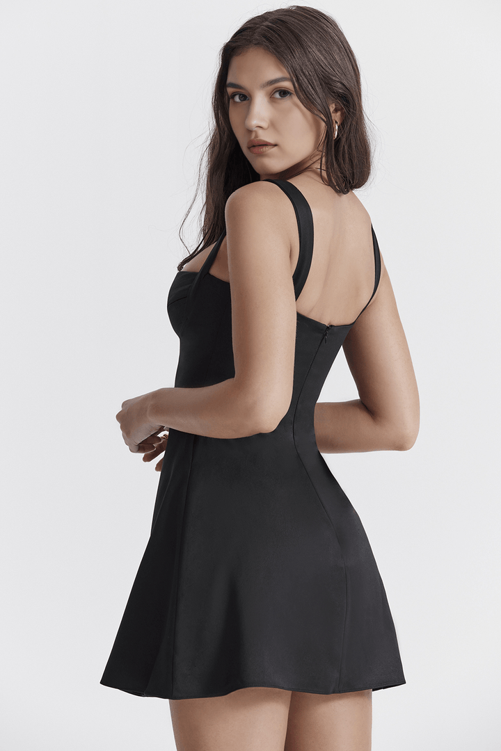 Luzy | Black Mini Dress — view 6