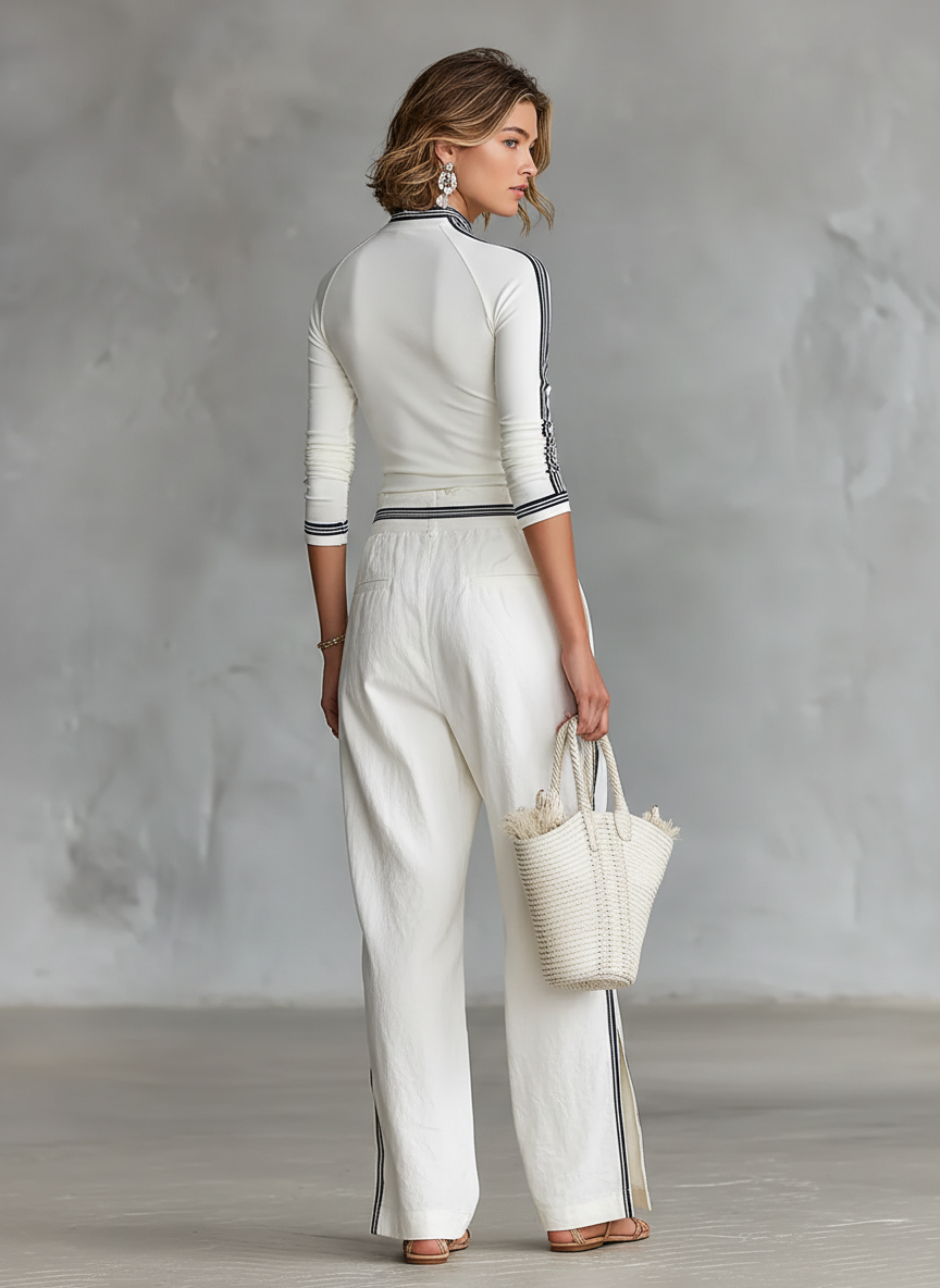 Mia | Sporty Tee Pants Set — view 2