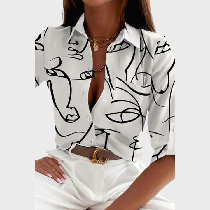 Maria | Blouse with Classic Collar
