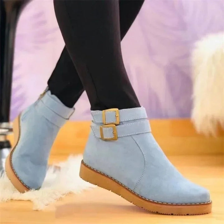 Noria | Women’s Ankle Boots with Double Buckle — view 3