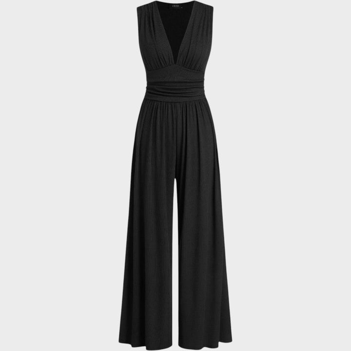 Sultana | Chic Sleeveless Wide-Leg Jumpsuit