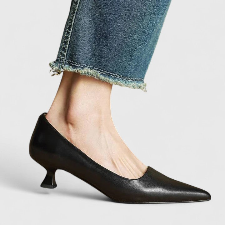 Zhaylisse | Camel Comfort Ankle Heels