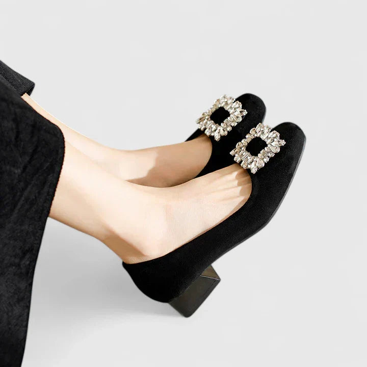 Julianyssa | Beige Cushioned Heels — view 6
