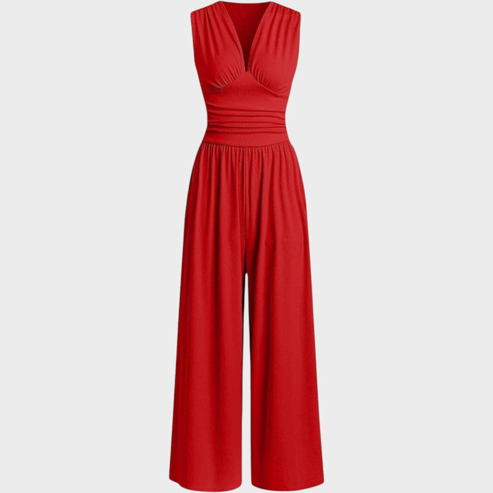 Sultana | Chic Sleeveless Wide-Leg Jumpsuit