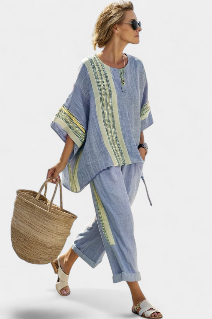 Elowric | Lavender Top & Pants Set — view 8