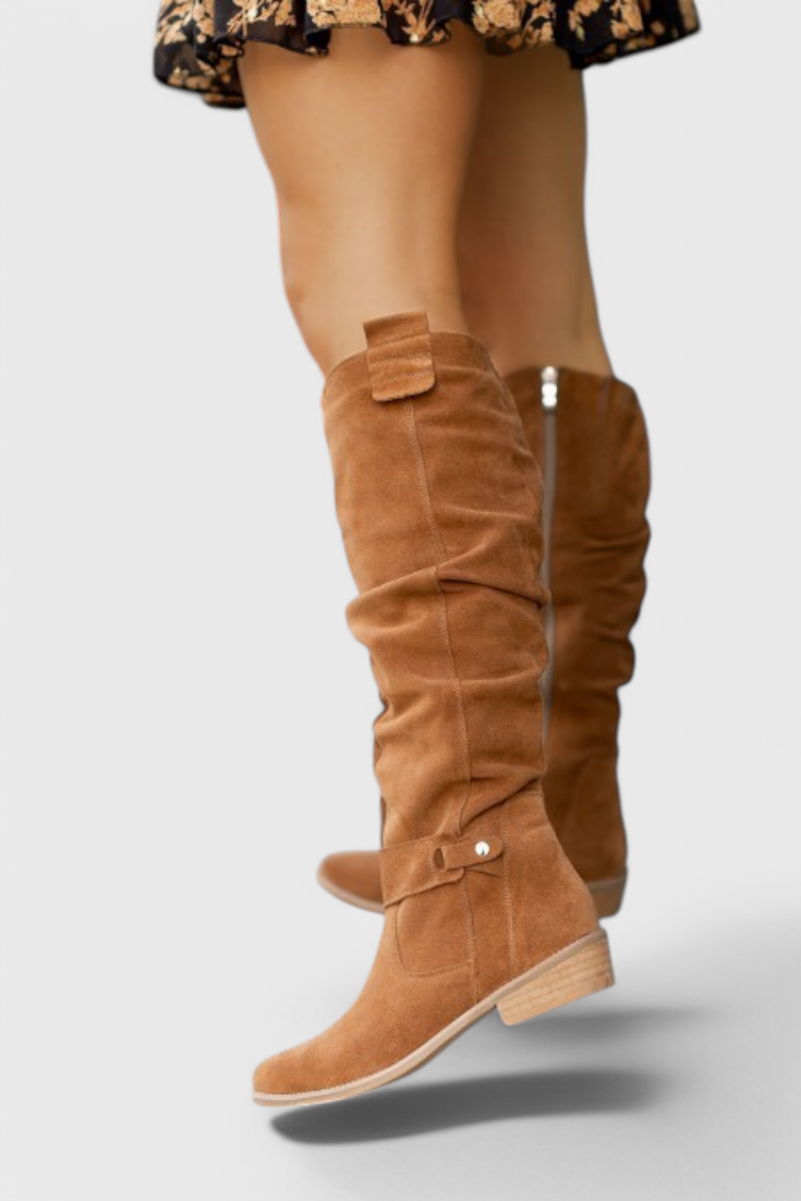Celine | White Cushioned Boots — view 2