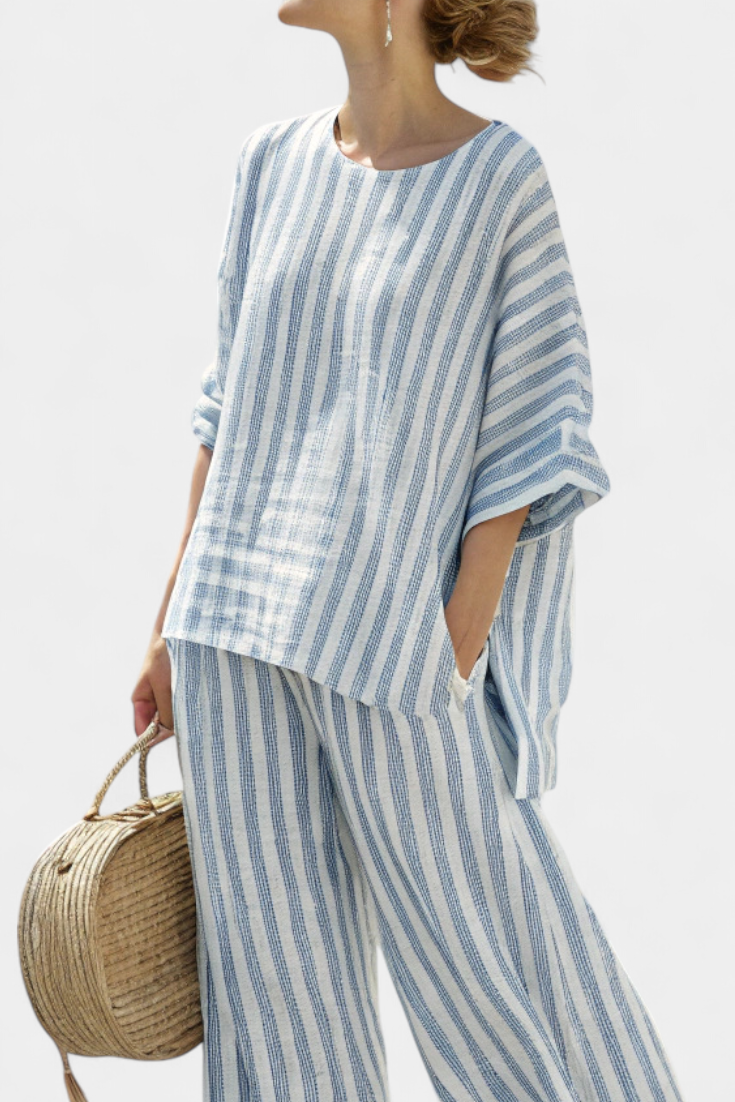 Rensleigh | Blue Striped Set — view 2