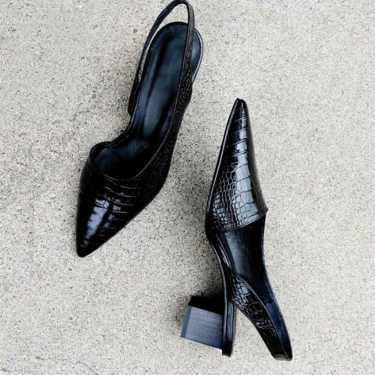 Lisa | Block Heel Cushioned Heels — view 2