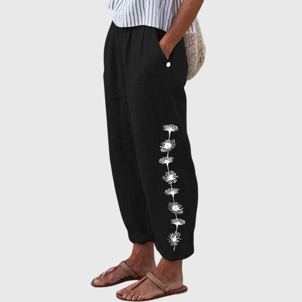 Deanna | Comfortable Knitted Long Pants — view 2