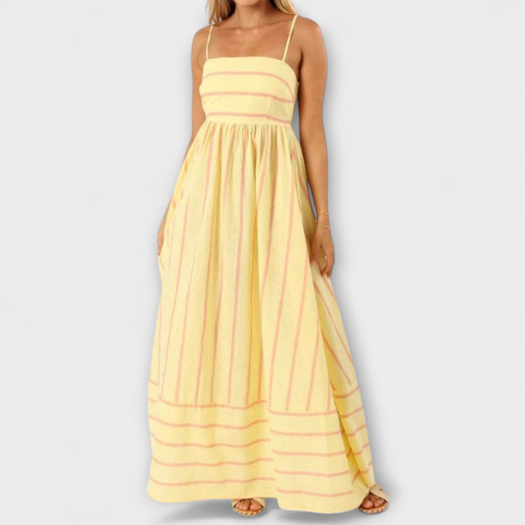 Svea | Maxi Dress in Bare Bloom