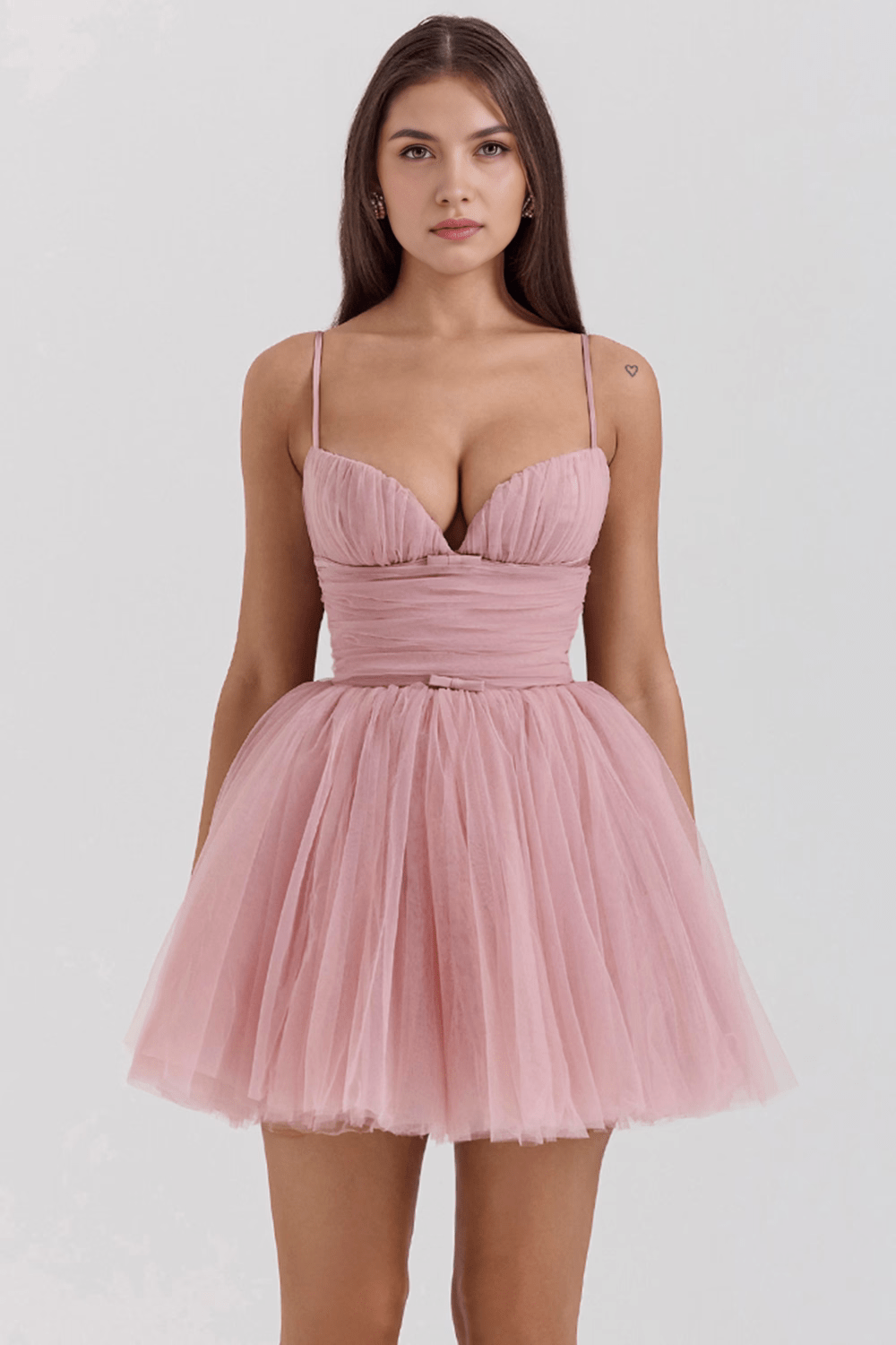 Penelope | Black Mini Dress — view 8