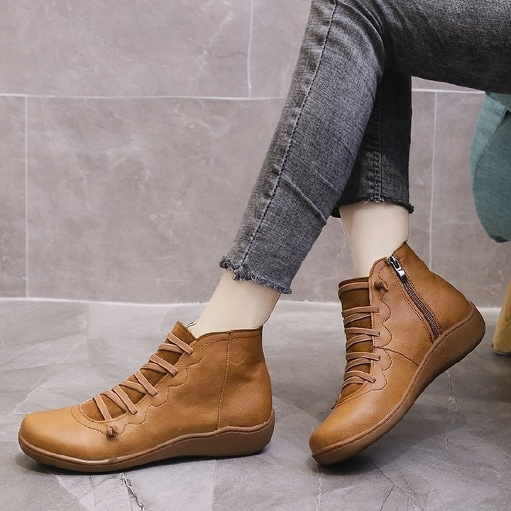 Missy | Black Square Toe Comfort Boots — view 9