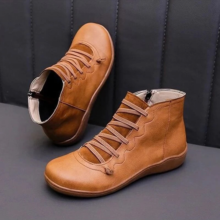 Missy | Black Square Toe Comfort Boots — view 10