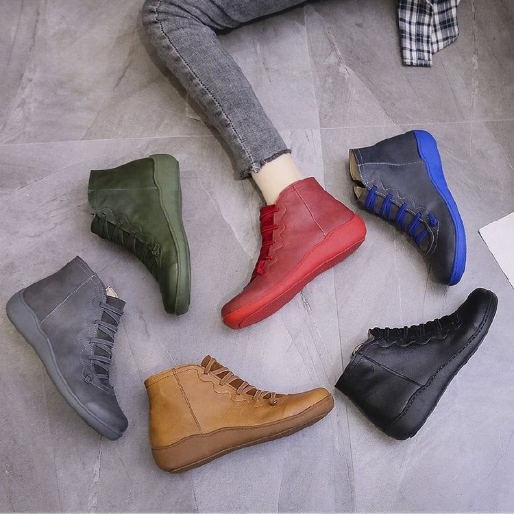 Missy | Black Square Toe Comfort Boots — view 11