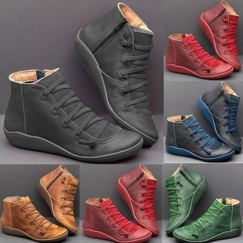 Missy | Black Square Toe Comfort Boots — view 12